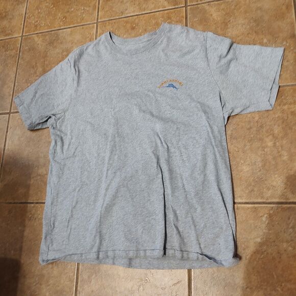 Tommy Bahama Rum Size Fits All T-shirt Men's Gray Short Sleeve Cotton Sz XL - Picture 3 of 7